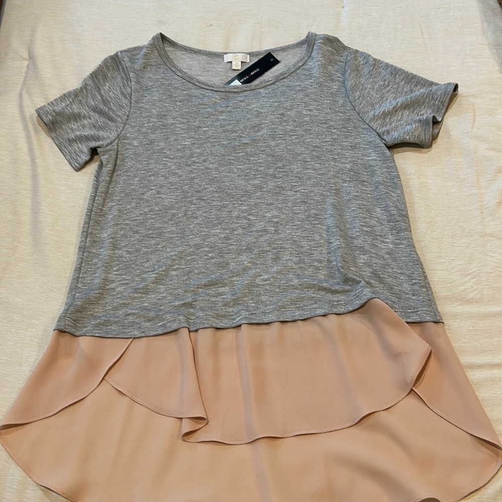 Charming Charlie cotton/silk t shirt